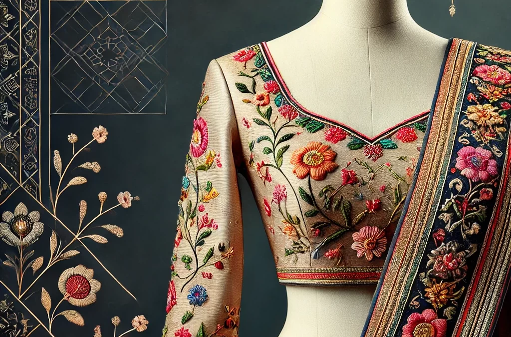 Elegant Embraided blouses Designs for sarees: Designs That Transform Your Traditional Look