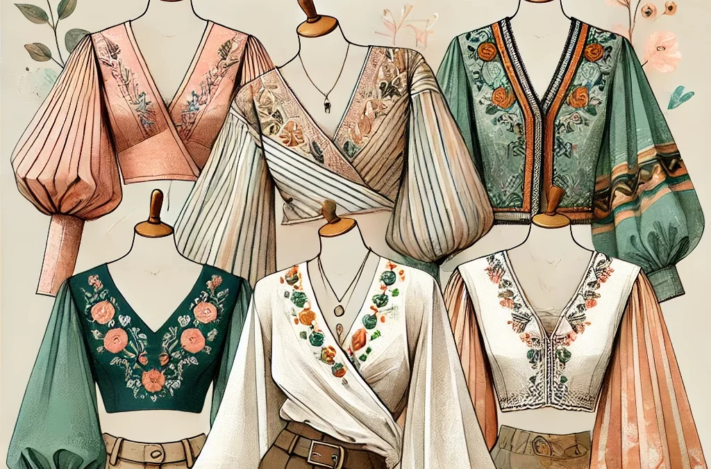Elevate Your Wardrobe with These Top 5 Blouse Stitching Trends of 2024