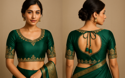 Silk Saree Blouse Designs Front and Back Latest: Trending Looks for 2025