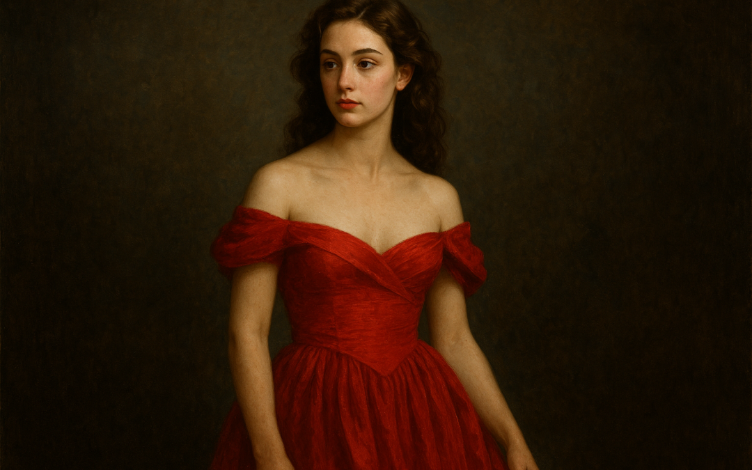 Cult Chic: The Allure of the Women’s Red Off the Shoulder Dress for Nonconformist Weddings