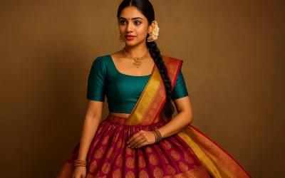 25 Stunning Modern Pattu Pavadai Blouse Designs for Ladies (2025 Edition)
